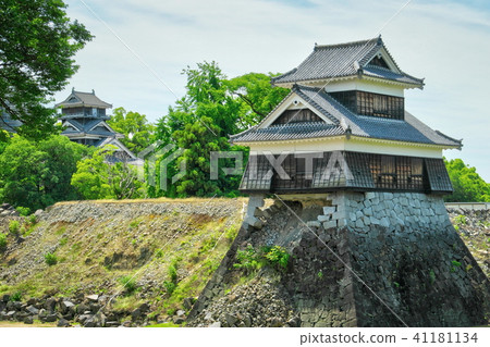Kumamoto castle earthquake damage Kumamoto castle earthquake damage 41181134