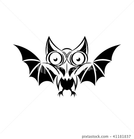 bat tattoo. Vector bat tattoo. Vector 41181837
