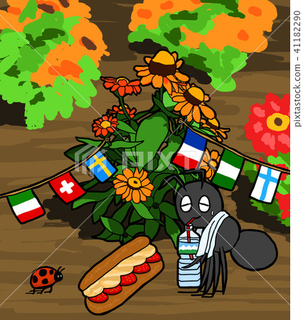 仲夏時尚野生動物的昆蟲 41182290