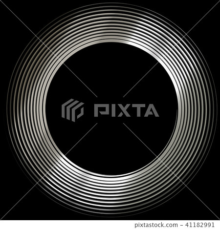 Round eddy spiral helical silver brush character 41182991