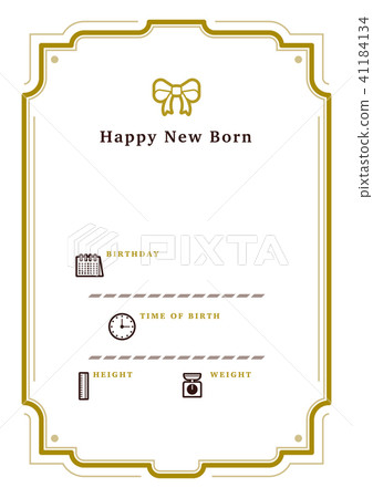 Newborn card 41184134