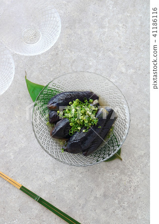 Boiled eggplant with eggplant 41186116