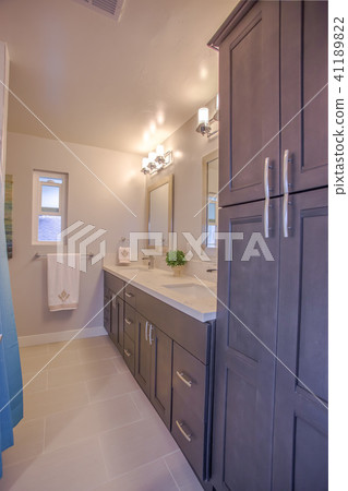 Bathroom with cabinets in California 41189822