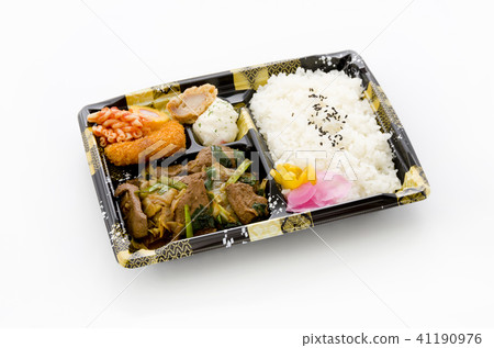 Stir-fried lemon lunch box Stir-fried lemon lunch box 41190976