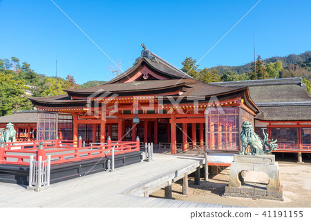 Itsukushima shrine in Miyajima in Hi 41191155