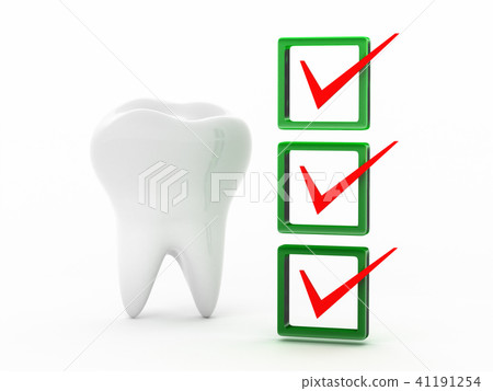 CG of tooth hygiene check CG of tooth hygiene check 41191254
