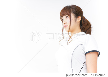 看目標的婦女 41192864