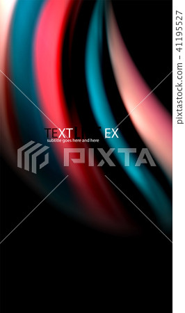 Blur color wave lines abstract background Blur color wave lines abstract background 41195527