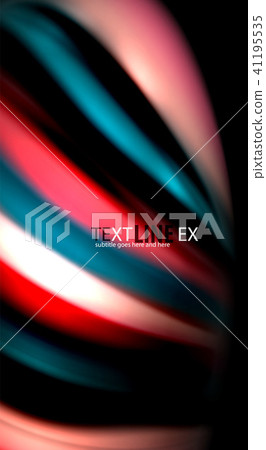 Blur color wave lines abstract background 41195535