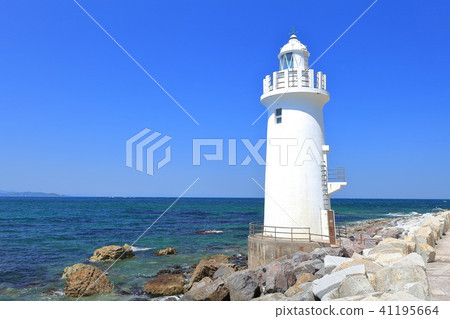 Irakaki Cape Lighthouse under fine weather Irakaki Cape Lighthouse under fine weather 41195664