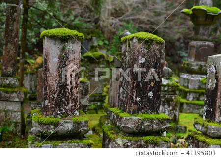 Tombstones at Okunoin Cemetery Tombstones at Okunoin Cemetery 41195801