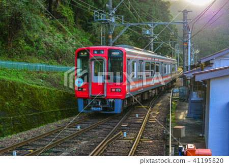 Railway station in Osaka, Japan Railway station in Osaka, Japan 41195820
