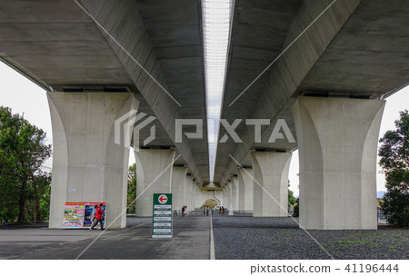 Bottom view of structure of the bridge Bottom view of structure of the bridge 41196444