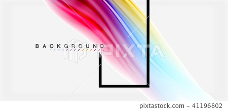 Blurred fluid colors background, abstract waves lines, vector illustration Blurred fluid colors background, abstract waves lines, vector illustration 41196802