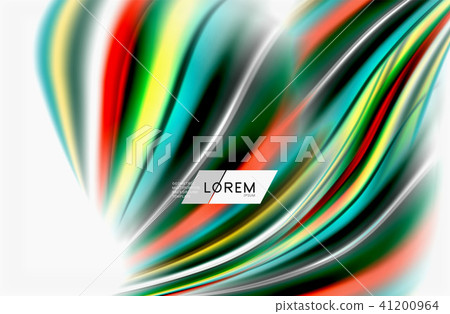 Rainbow color waves, vector blurred abstract background Rainbow color waves, vector blurred abstract background 41200964
