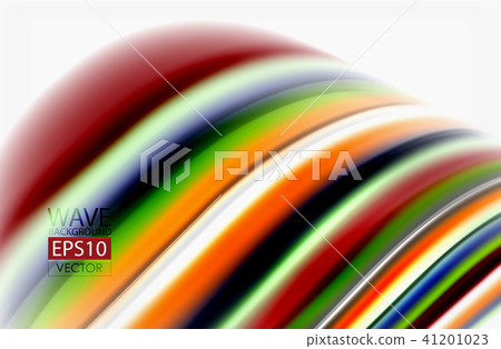 Rainbow color waves, vector blurred abstract background Rainbow color waves, vector blurred abstract background 41201023