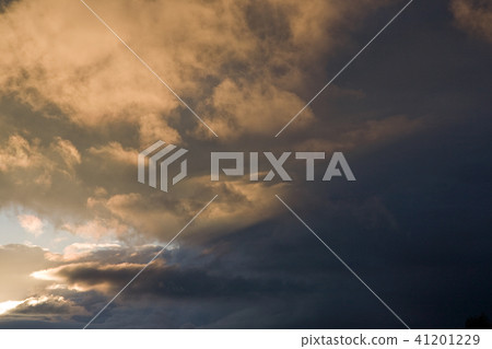 Sunset clouds rain after Sunset clouds rain after 41201229