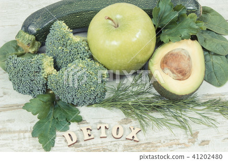 Inscription detox with natural green ingredients 41202480