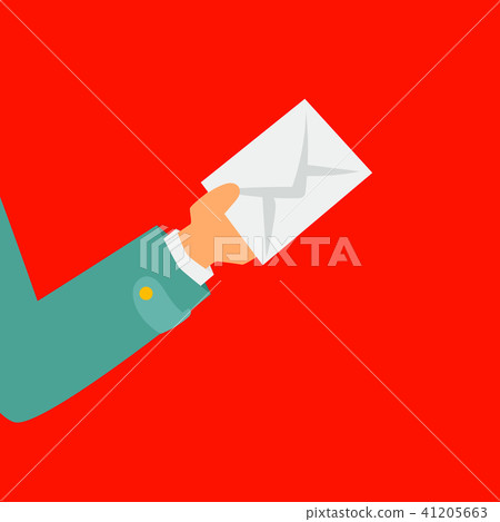 Postman delivery man character vector courier hand occupation carrier package mail shipping deliver 41205663