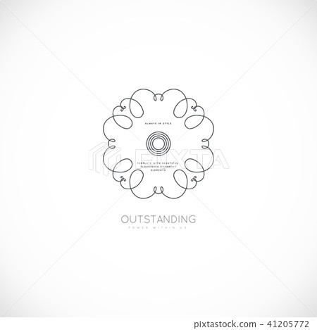 Luxury monogram logo 41205772