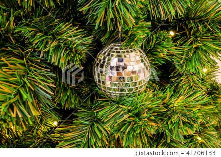 One white crystal Christmas-tree decorations 41206133