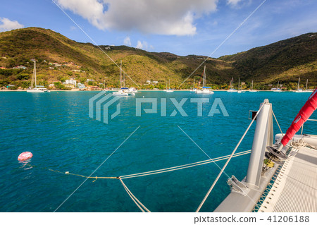 Sailboat mooring in BVI 41206188