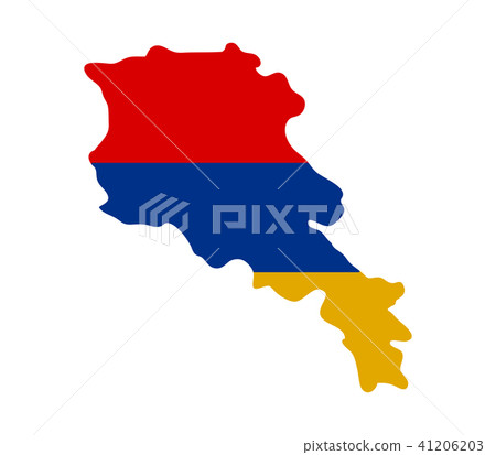 armenia map with flag armenia map with flag 41206203
