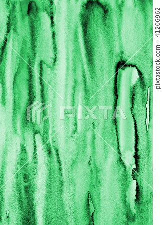 Abstract green watercolor on paper texture 41206962