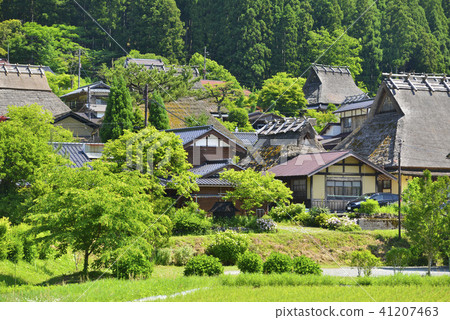 Nantan City, Kyoto Prefecture] Thatched - Stock Photo [41207463