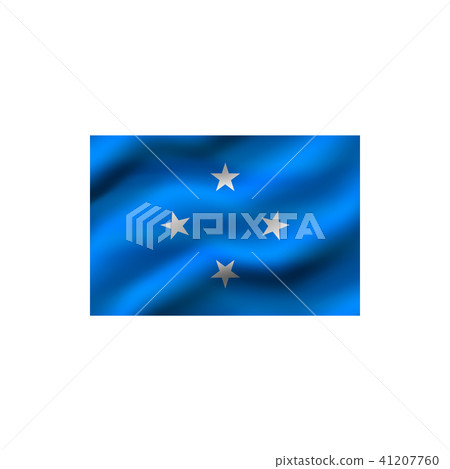 Flag of Micronesia. 41207760