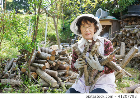 木材燃燒的高級 41207798