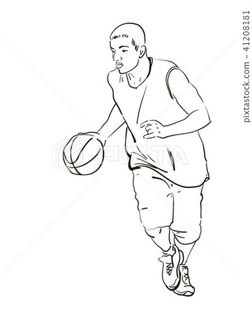 basketball player playing 41208181