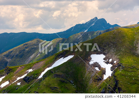 mountain peak behind the peaks mountain peak behind the peaks 41208344