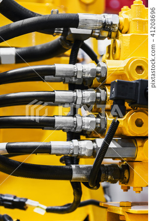 pipes and the hydraulic system of the tractor or excavator pipes and the hydraulic system of the tractor or excavator 41208696