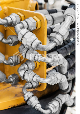 pipes and the hydraulic system of the tractor or excavator pipes and the hydraulic system of the tractor or excavator 41208697