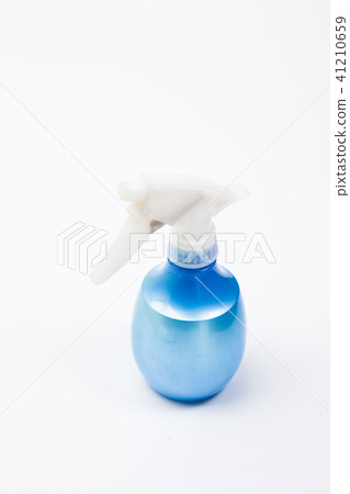 Blue plastic sprayer isolated on white background Blue plastic sprayer isolated on white background 41210659