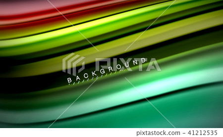Fluid mixing colors, vector wave abstract background Fluid mixing colors, vector wave abstract background 41212535