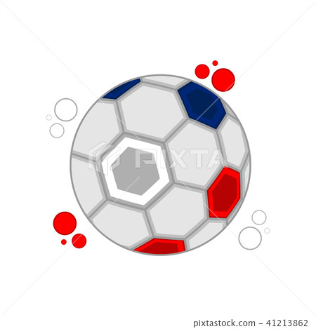 Soccer ball with the colors of Russia Soccer ball with the colors of Russia 41213862