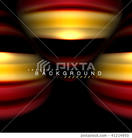 Fluid mixing colors vector wave abstract background design. Colorful mesh waves 41214950