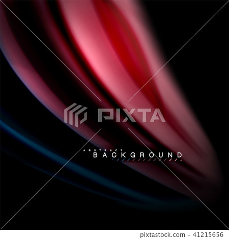 Fluid mixing colors vector wave abstract background design. Colorful mesh waves Fluid mixing colors vector wave abstract background design. Colorful mesh waves 41215656