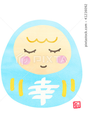 Yukushi Daruma(淺藍色) Yukushi Daruma(淺藍色) 41216092