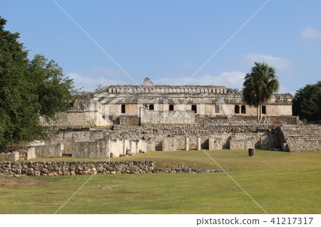 世界遺產被覆蓋的遺骸瑪雅遺址尤卡坦半島墨西哥 41217317