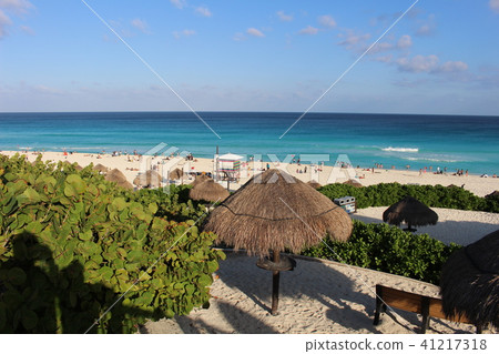 墨西哥度假勝地坎昆加勒比海海岸 墨西哥度假勝地坎昆加勒比海海岸 41217318