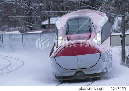 Akita Shinkansen Komachi winter 41217453