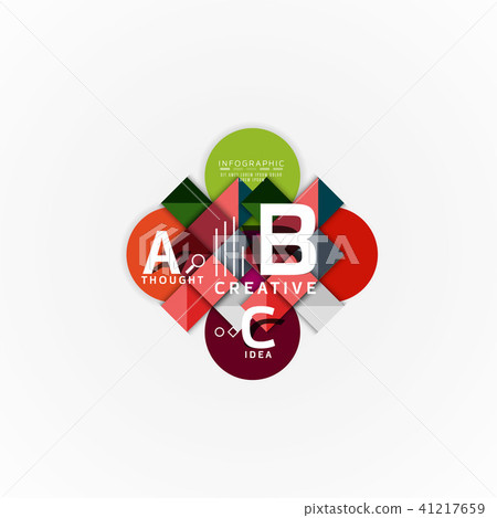 Abstract geometric option infographic banners, a b c steps process Abstract geometric option infographic banners, a b c steps process 41217659