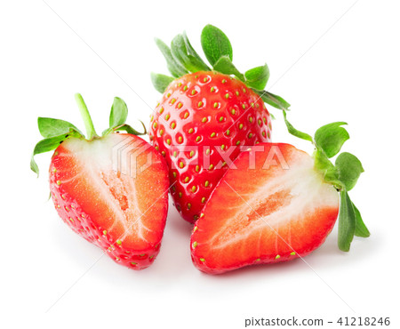 strawberry isolated on white 41218246