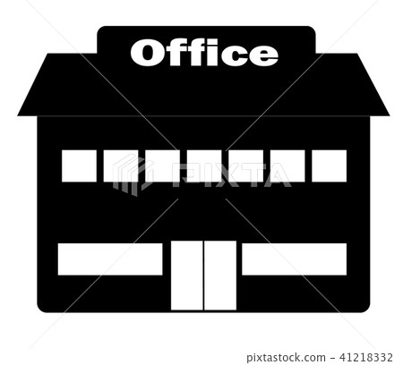 office icon in trendy flat style on white  41218332