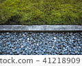 Texture of Japanese garden 41218909