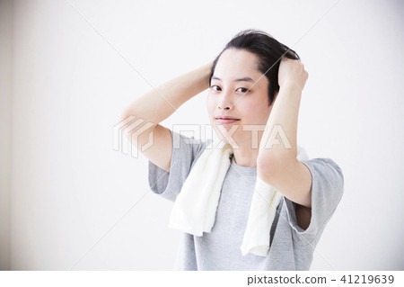 Hair Care Hair Removal Beauty Men Skin Care Stock Photo