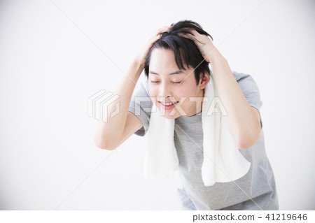 Hair Care Hair Removal Beauty Men Skin Care Stock Photo